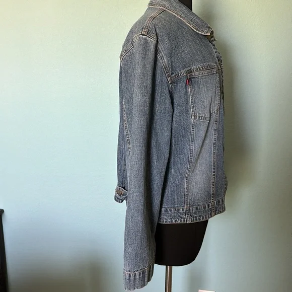 Chicos Jean jacket, long sleeve - Picture 5 of 6